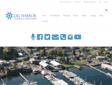Tablet Screenshot of gigharbormarina.com